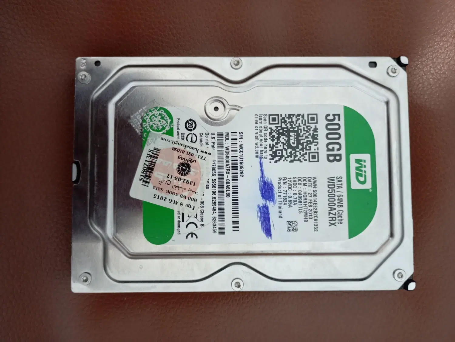 هارد HDD 500GB|قطعات و لوازم جانبی رایانه|باقرشهر, |دیوار