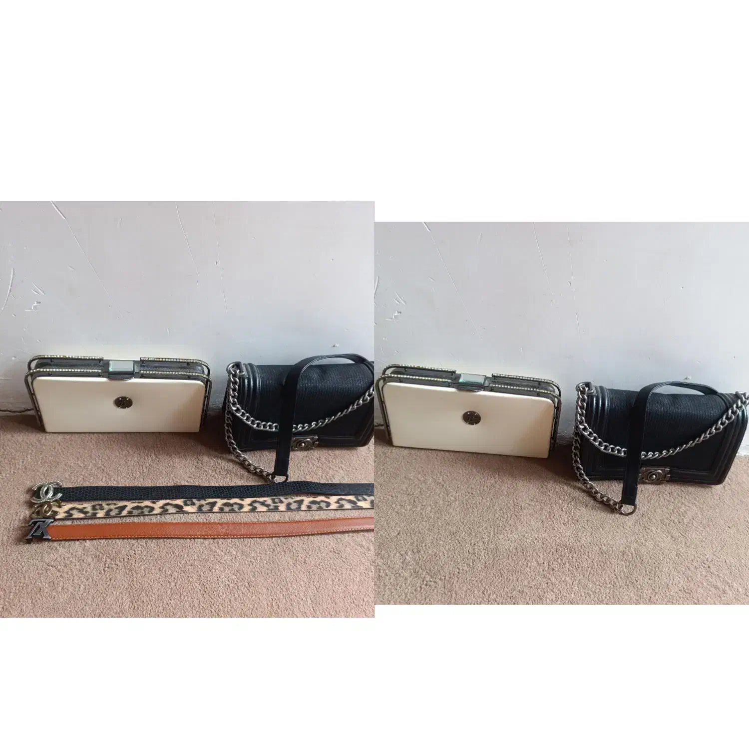 دو عدد کیف مجلسی نونو .و سه تا کمربند دخترانه نونو|کیف، کفش، کمربند|سلماس, |دیوار