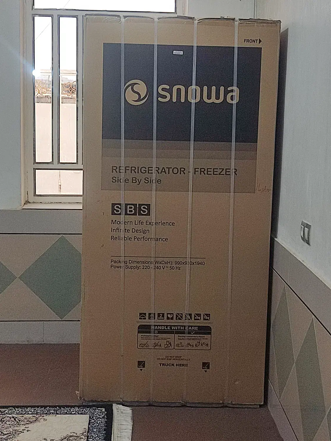 فروش یخچال ساید اسنوا پلمپ|یخچال و فریزر|لردگان, |دیوار