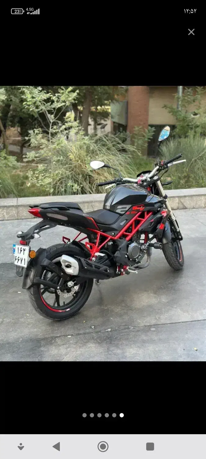 بنلی ۲۵۰درحد صفر فروش فوری|موتورسیکلت|کاشان, درب یلان|دیوار