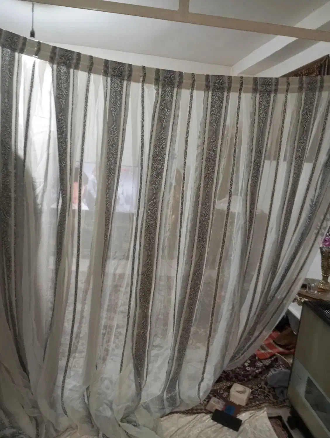 پرده حریر|پرده، رانر، رومیزی|شهریار, کرد امیر|دیوار