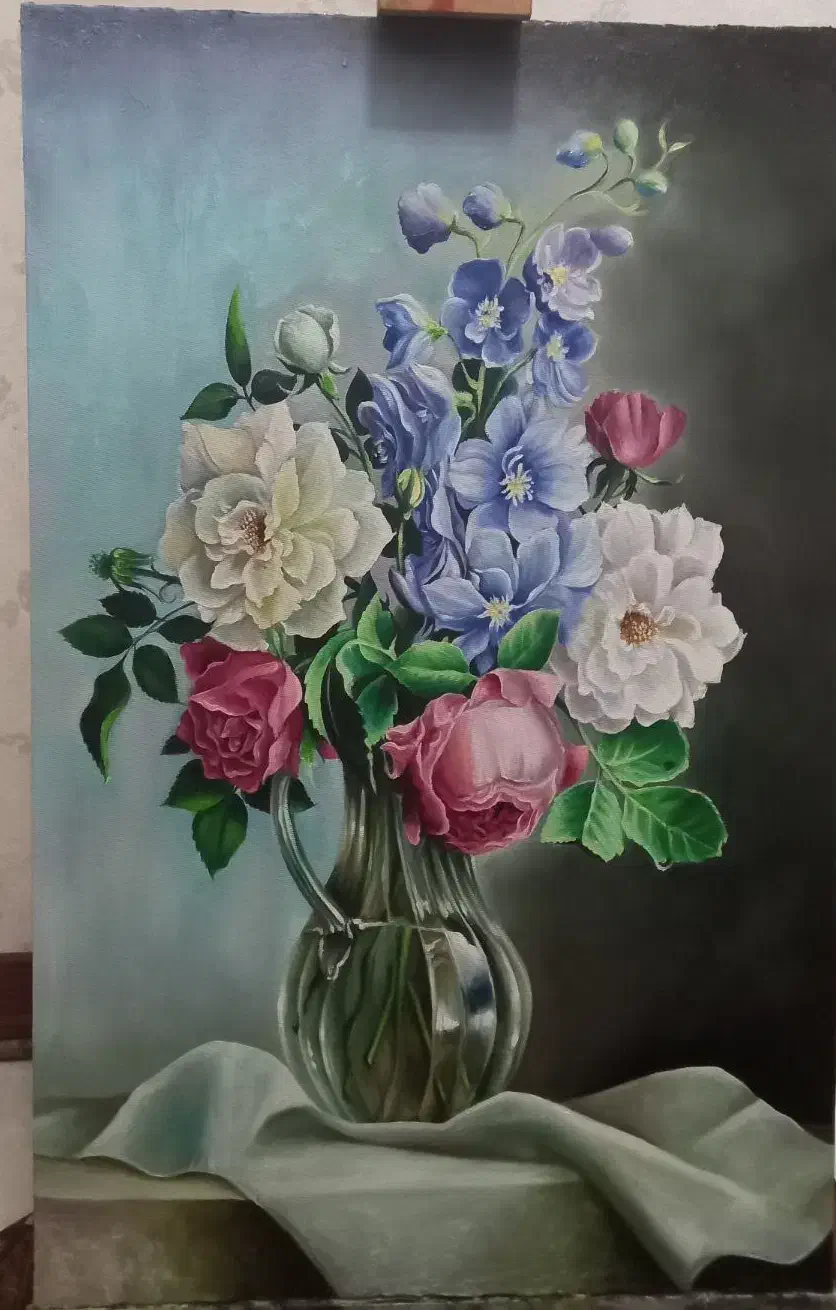 تابلو نقاشی رنگ روغن|تابلو، نقاشی، عکس|تهران, شهرک شهید باقری|دیوار