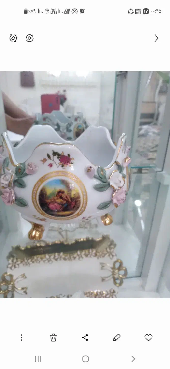 ظروف چینی گل برجسته|ظروف سرو و پذیرایی|بروجرد, |دیوار