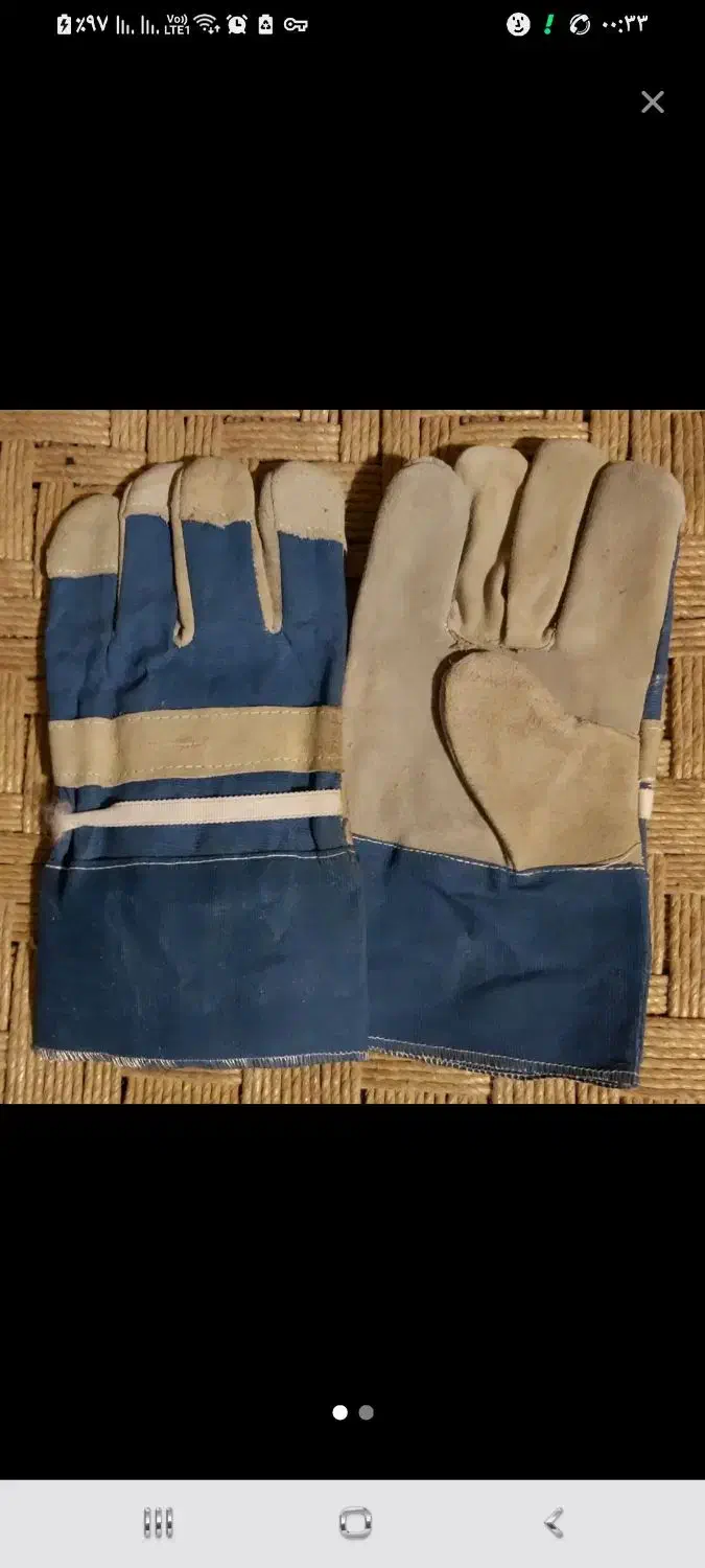 دستکش کار کف چرم جوشکاری|لباس|تهران, تجریش|دیوار