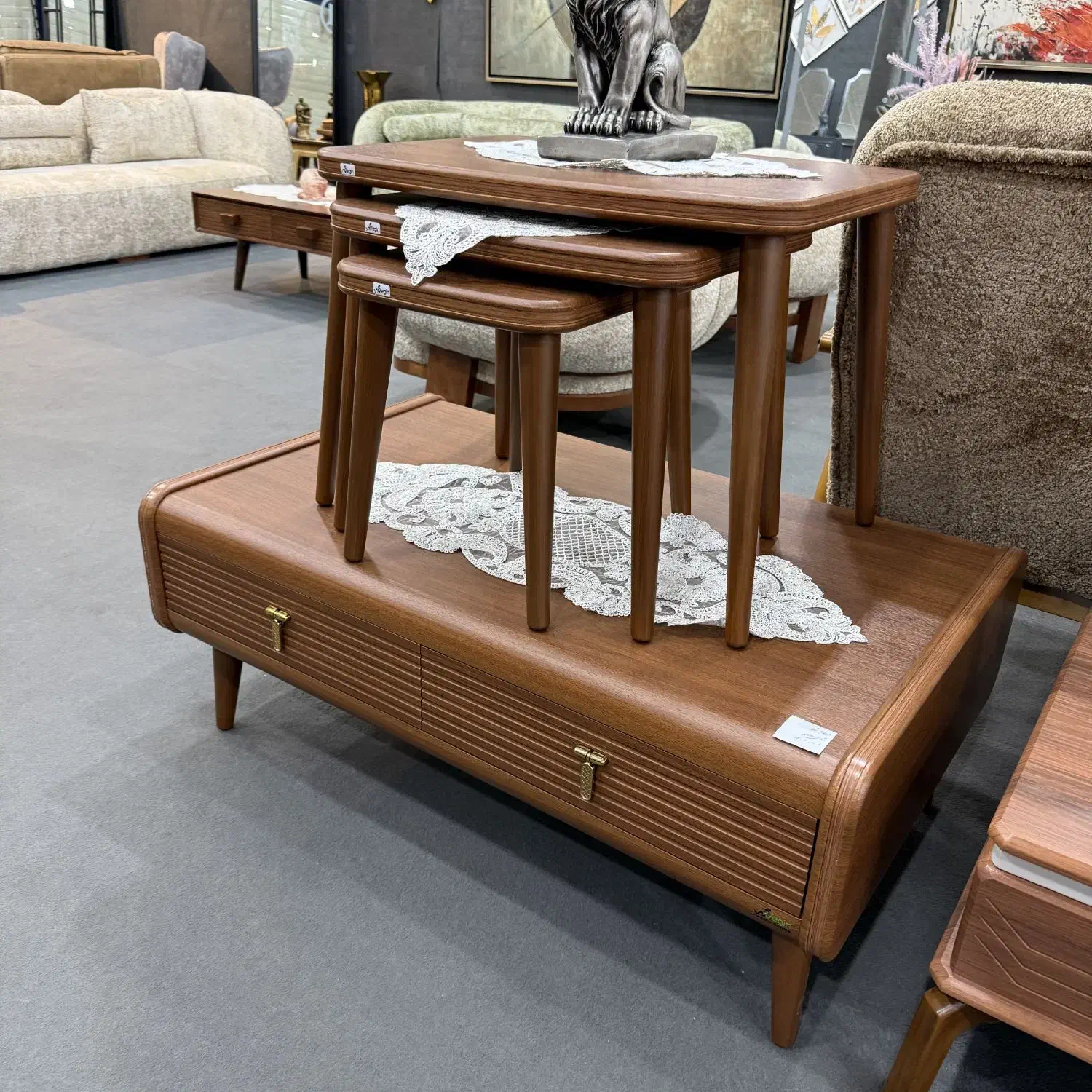 جلومبلی گلمیز میز عسلی %نقدواقساط|مبلمان خانگی و میز عسلی|دورود, |دیوار