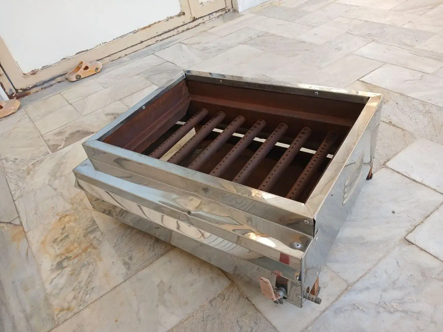 کباب پز ۷ شعله بدنه استیل|اجاق گاز و لوازم برقی پخت‌وپز|قم, صفائیه|دیوار