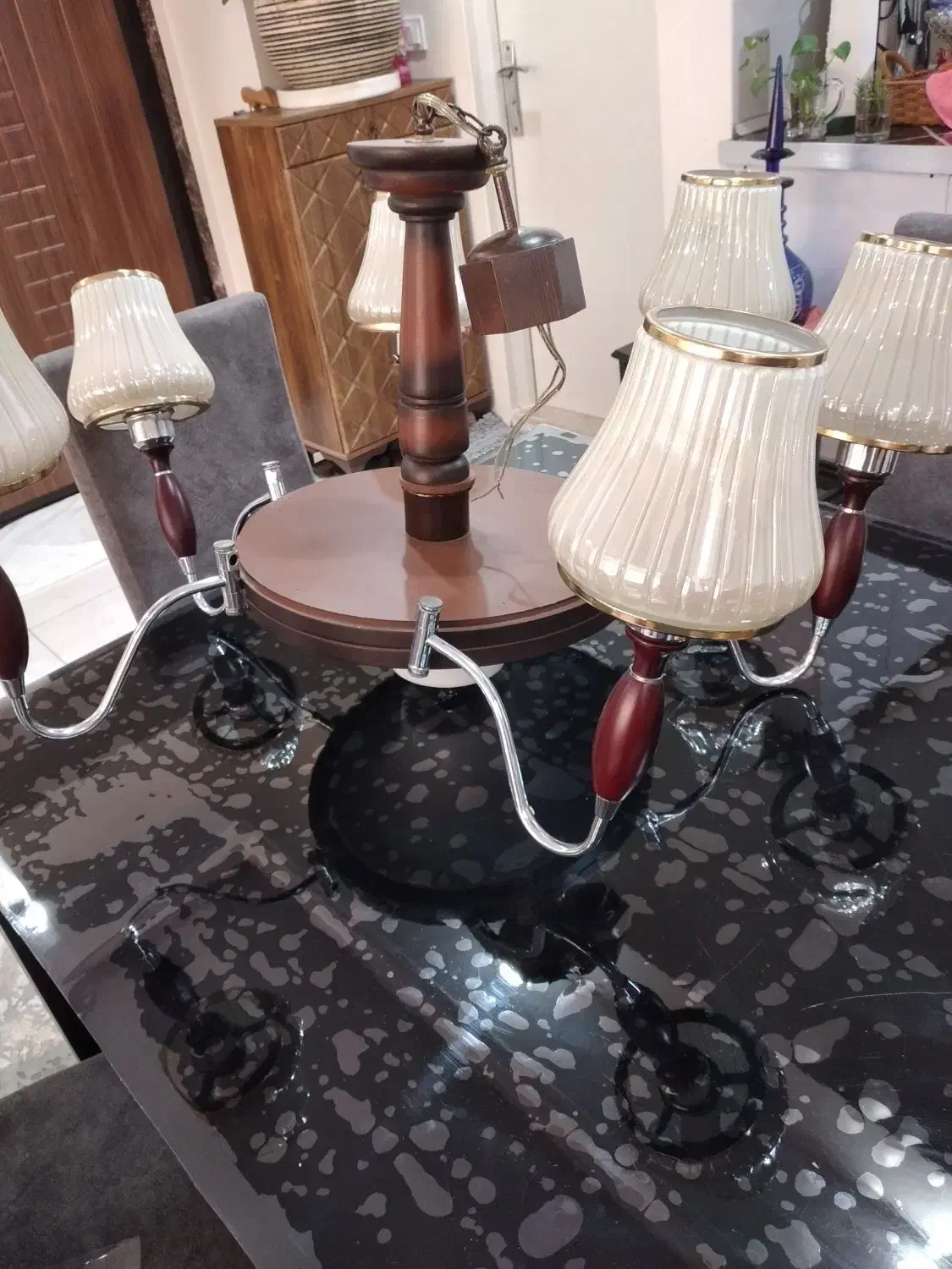 لوستر|لوستر و چراغ آویز|گرمدره, |دیوار