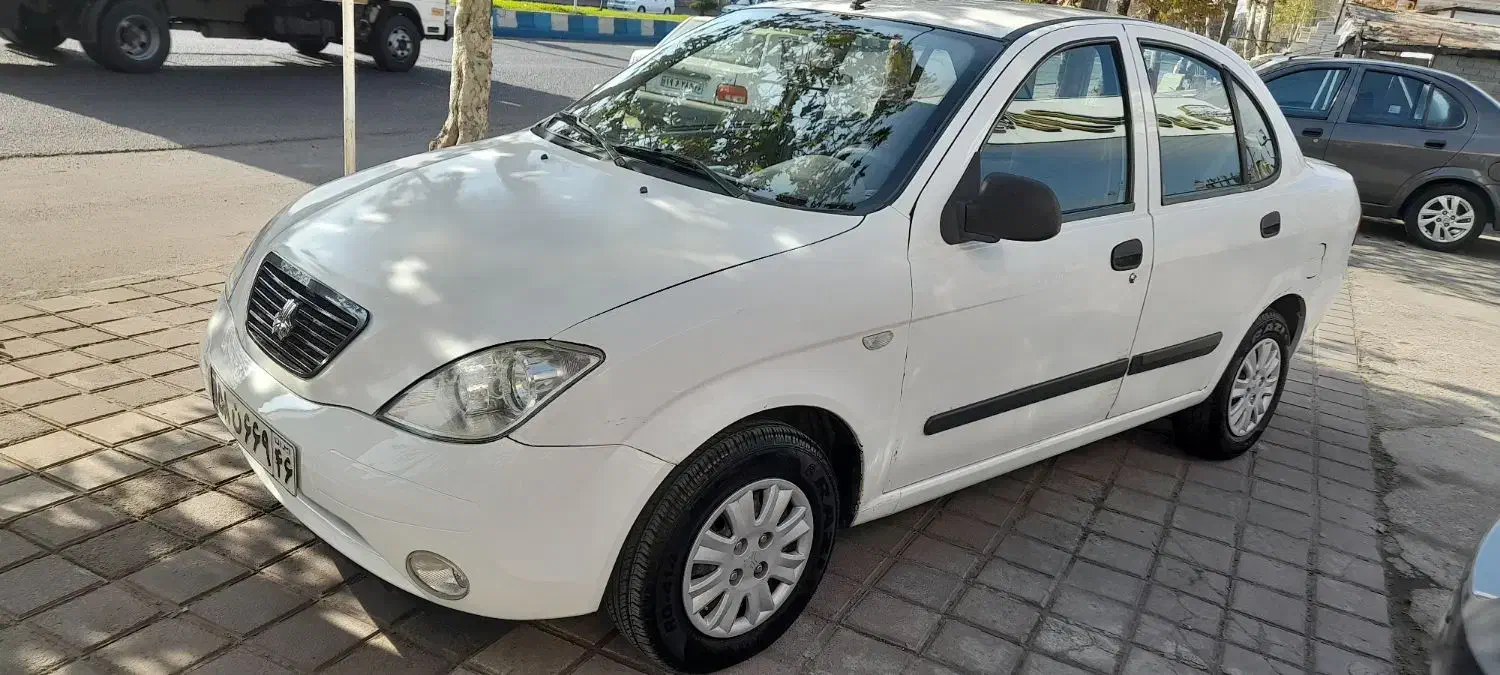 تیبا۱سفیدمدل۹۰سالم|خودرو سواری و وانت|خشکبیجار, |دیوار