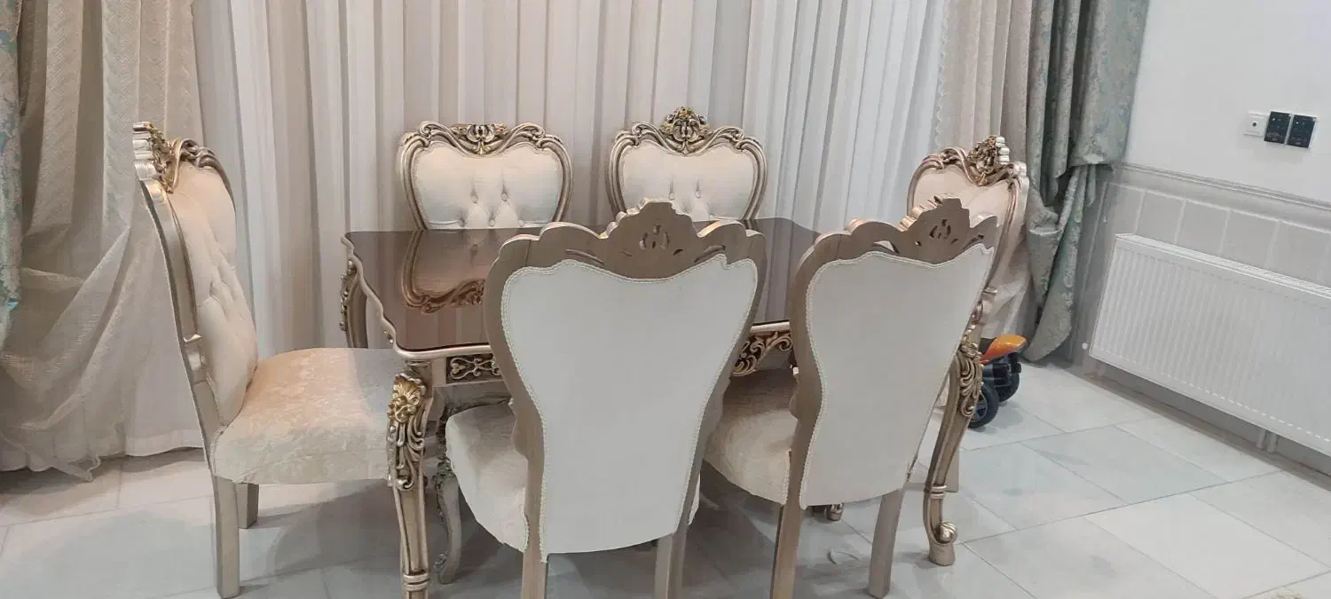 میز ناهار خوری|میز و صندلی غذاخوری|بافق, |دیوار