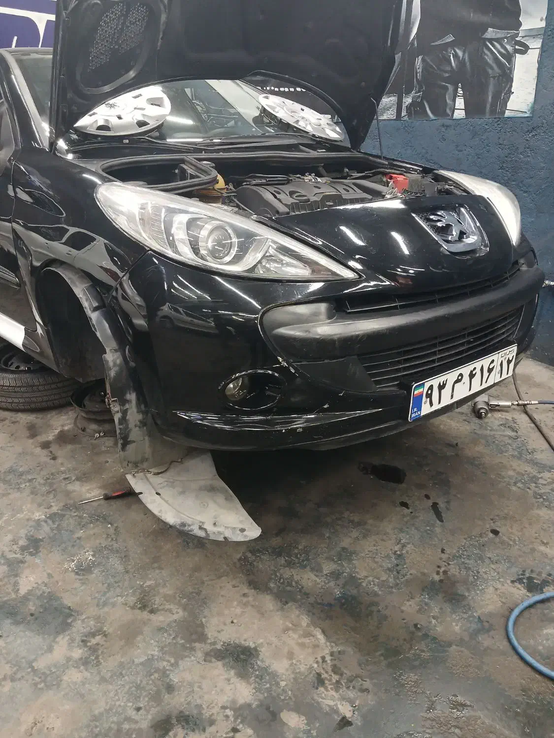 سپر جلو ۲۰۷ کامل مشکی سالم|قطعات یدکی و لوازم جانبی|مشهد, حجت|دیوار