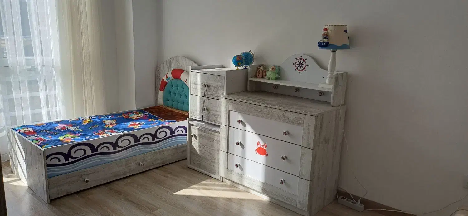 سرویس خواب کامل نوزادی طرح کاپیتان برند آپادانا|تخت و صندلی بچه|ارومیه, |دیوار