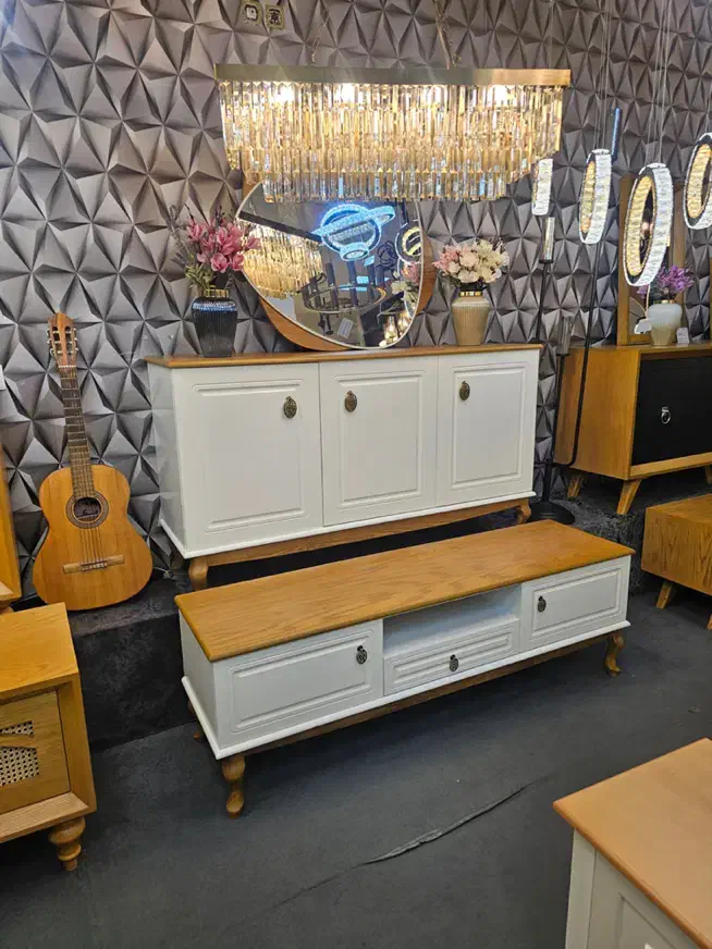 آینه کنسول لارنس|بوفه، ویترین، کنسول|مشکین‌دشت, |دیوار