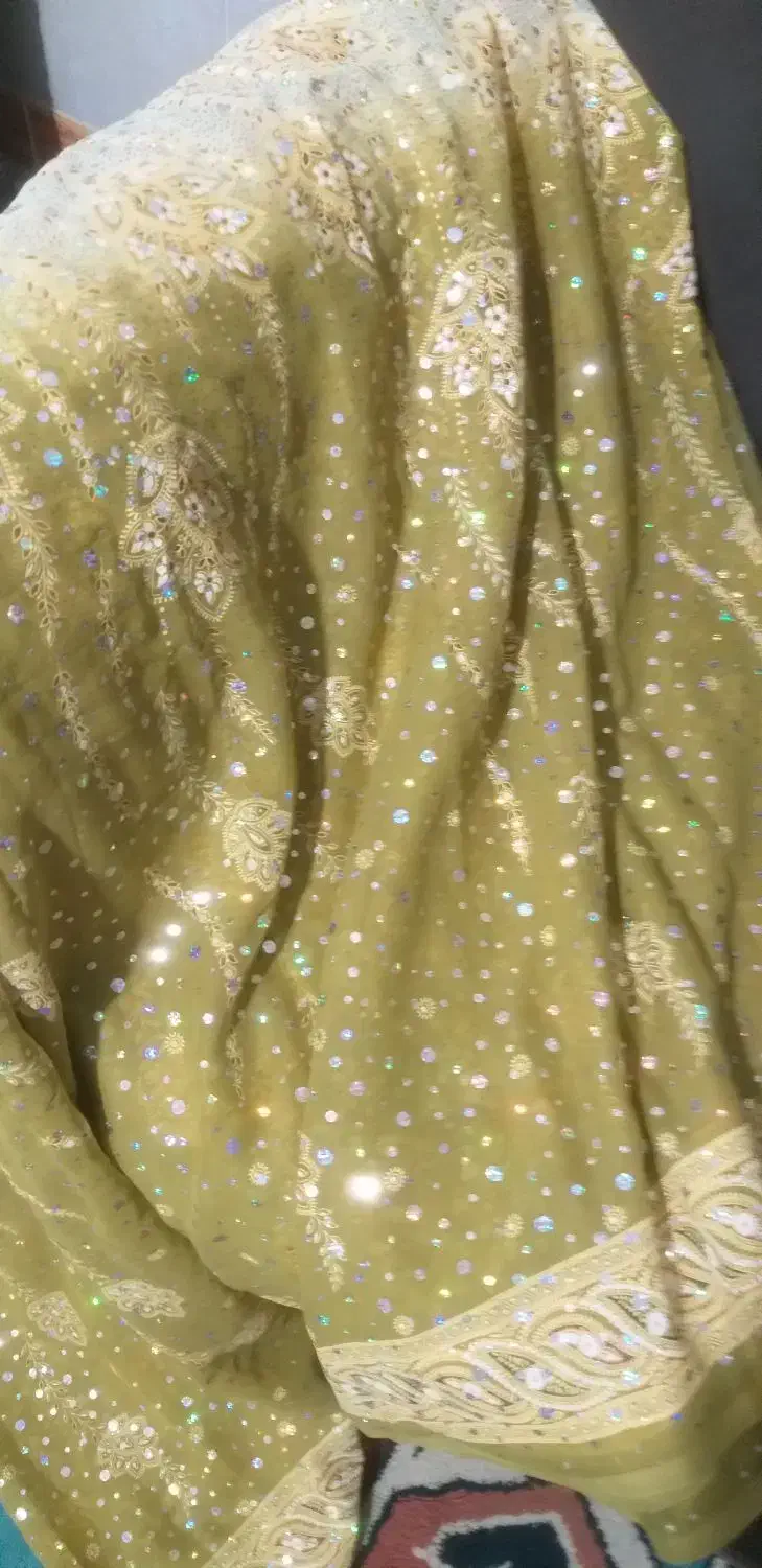 ۵متر پارچه هندی پولکی|لوازم خیاطی و بافتنی|خرم‌آباد, |دیوار