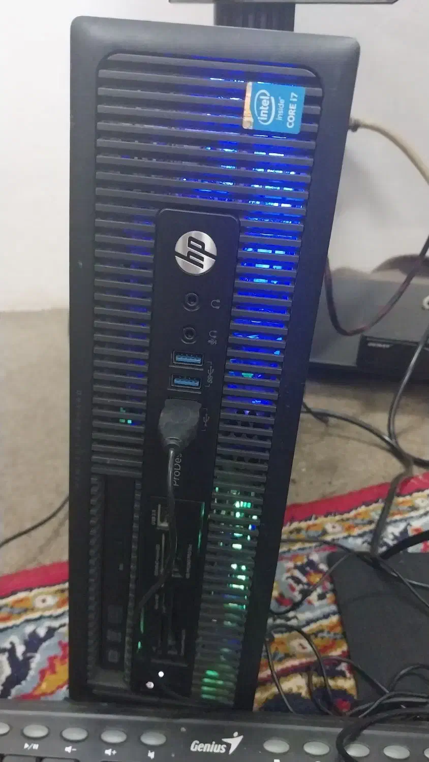 مینی کیس گیمینگ با مانیتور و تمام لوازم|رایانه رومیزی|پیربازار, |دیوار