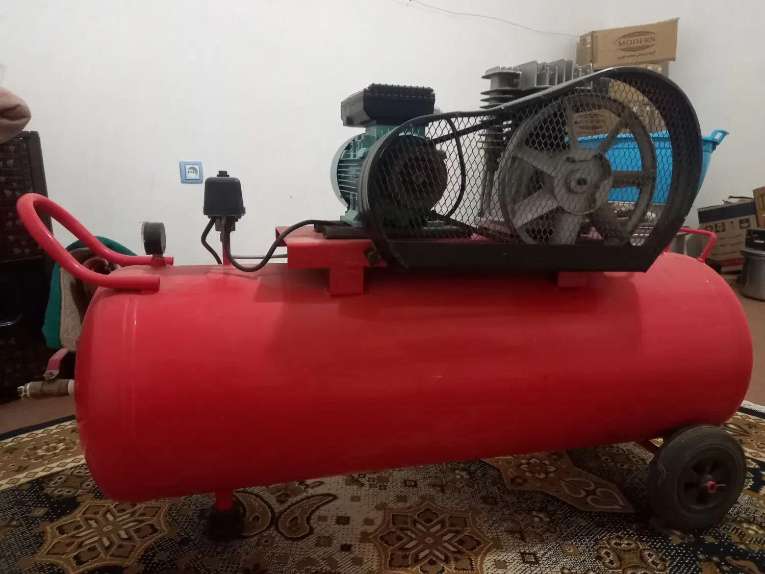 پمپ باد ۱۵۰ لیتری|ابزارآلات|قیدار, |دیوار