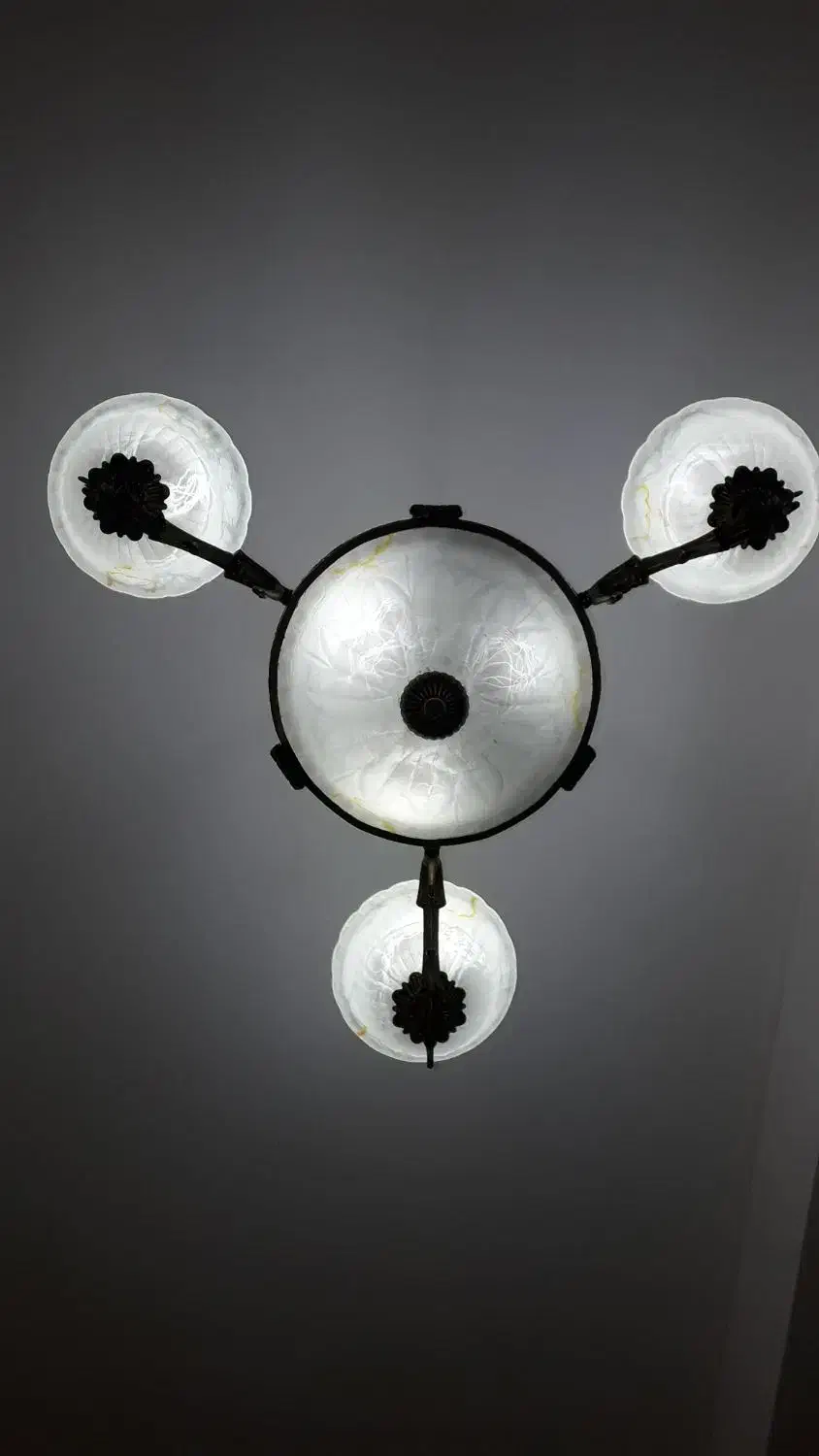 لوستر ۳ شاخه|لوستر و چراغ آویز|گنبد کاووس, |دیوار