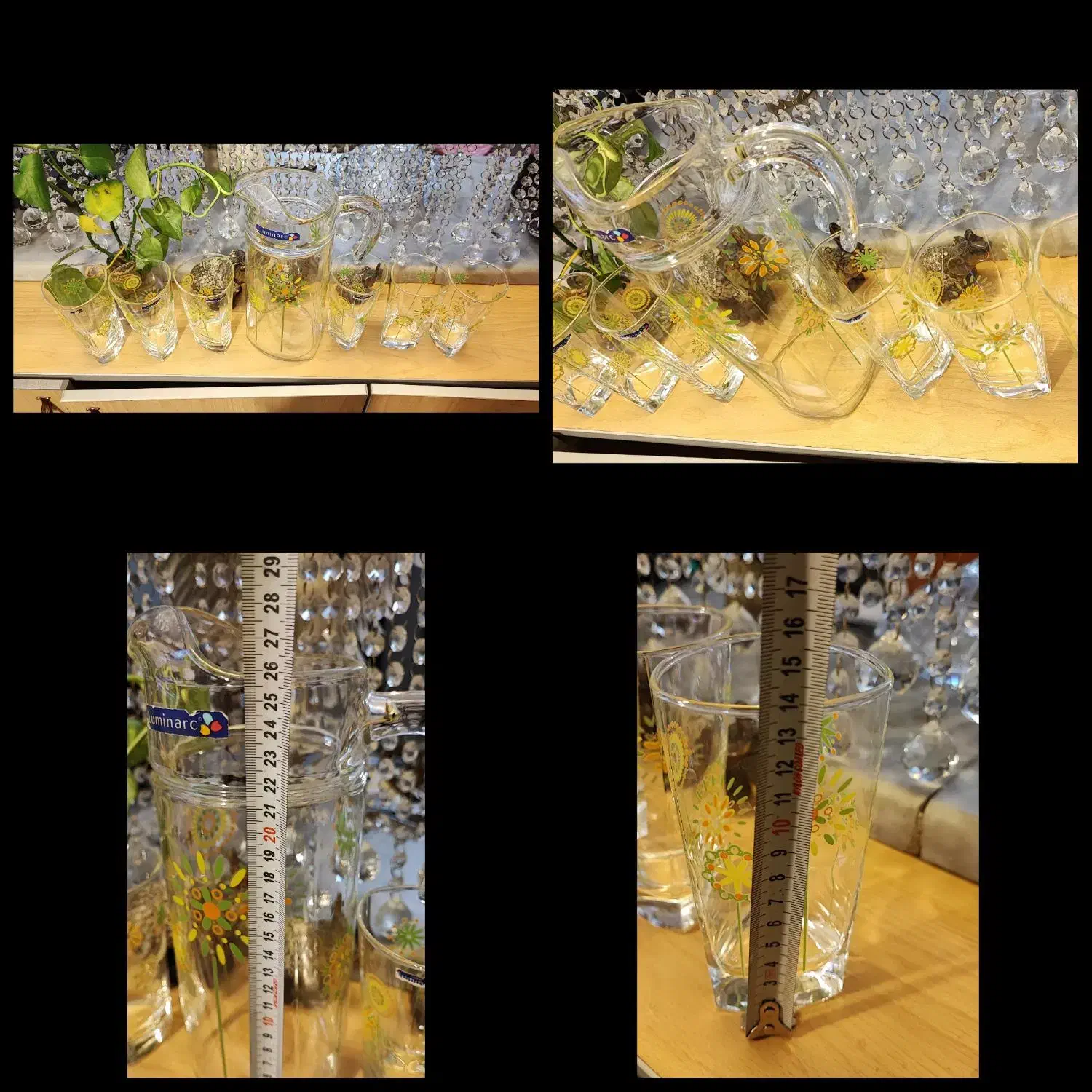 دو دست ظرف ظروف لیوان پارچ|ظروف سرو و پذیرایی|کرج, کوی زنبق|دیوار