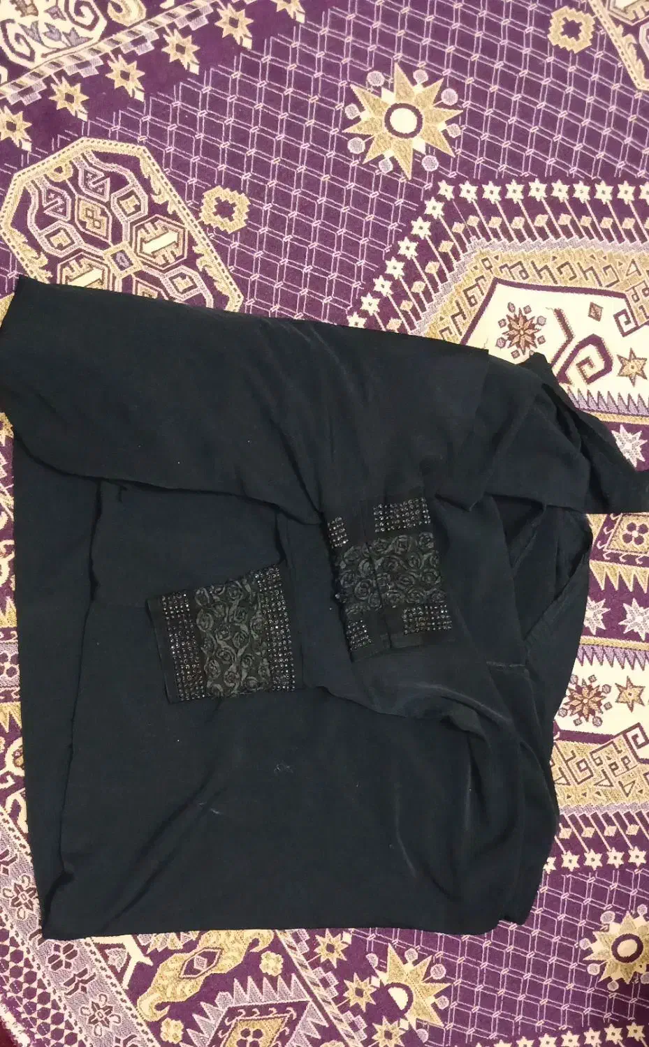 مشکی چادر|لباس|قائن, |دیوار