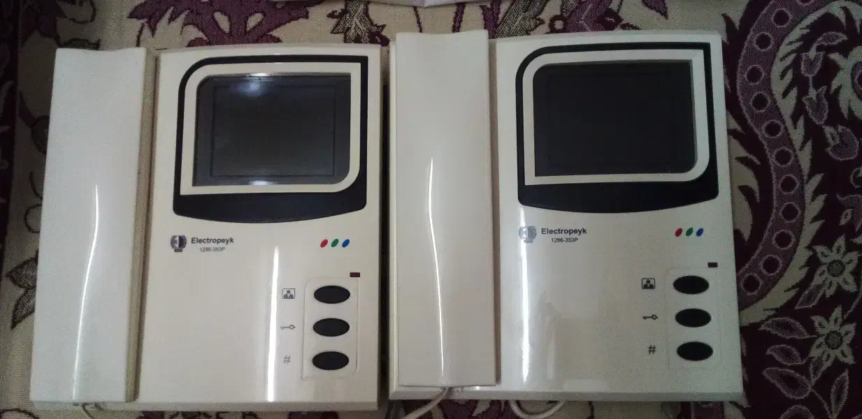 ۲ عدد آیفون تصویری الکتروپیک به همراه پنل|صوتی و تصویری|ری, منصوریه منگل|دیوار