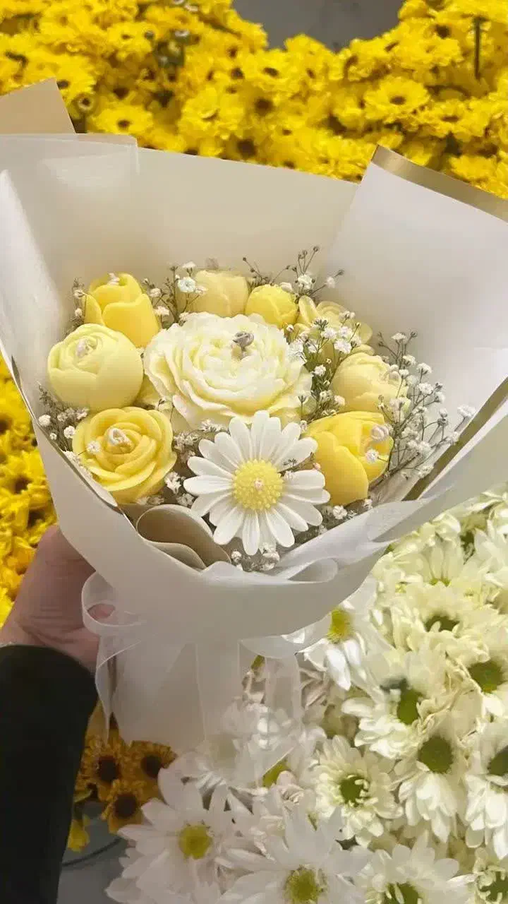 باکس گل شمع|صنایع دستی و سایر لوازم تزئینی|مشهد, هنرور|دیوار