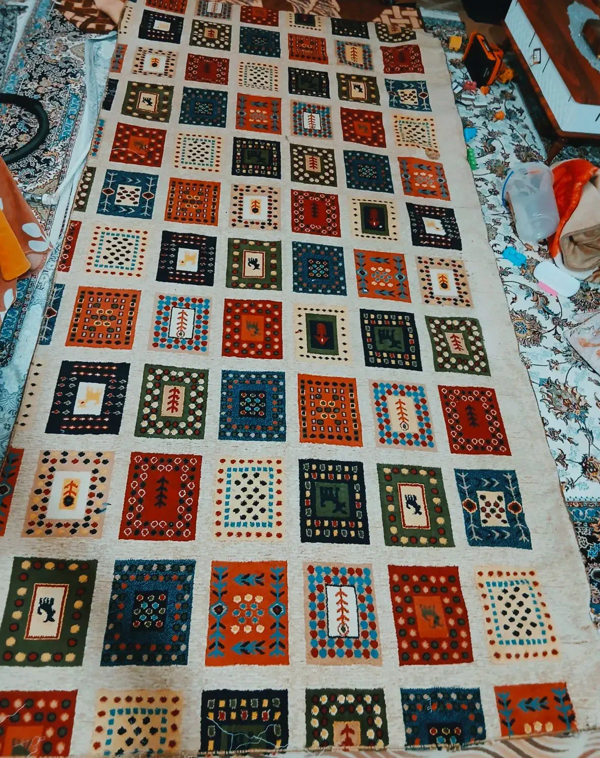 گلیم|گلیم، جاجیم، گبه|قم, علی آباد سعدگان|دیوار