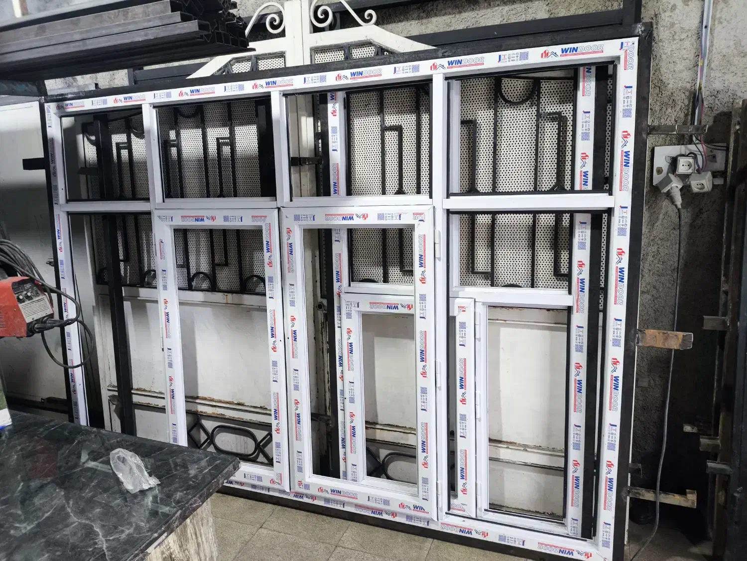 درب پنجره ی pvc|مصالح و تجهیزات ساختمان|تهران, خلازیر|دیوار