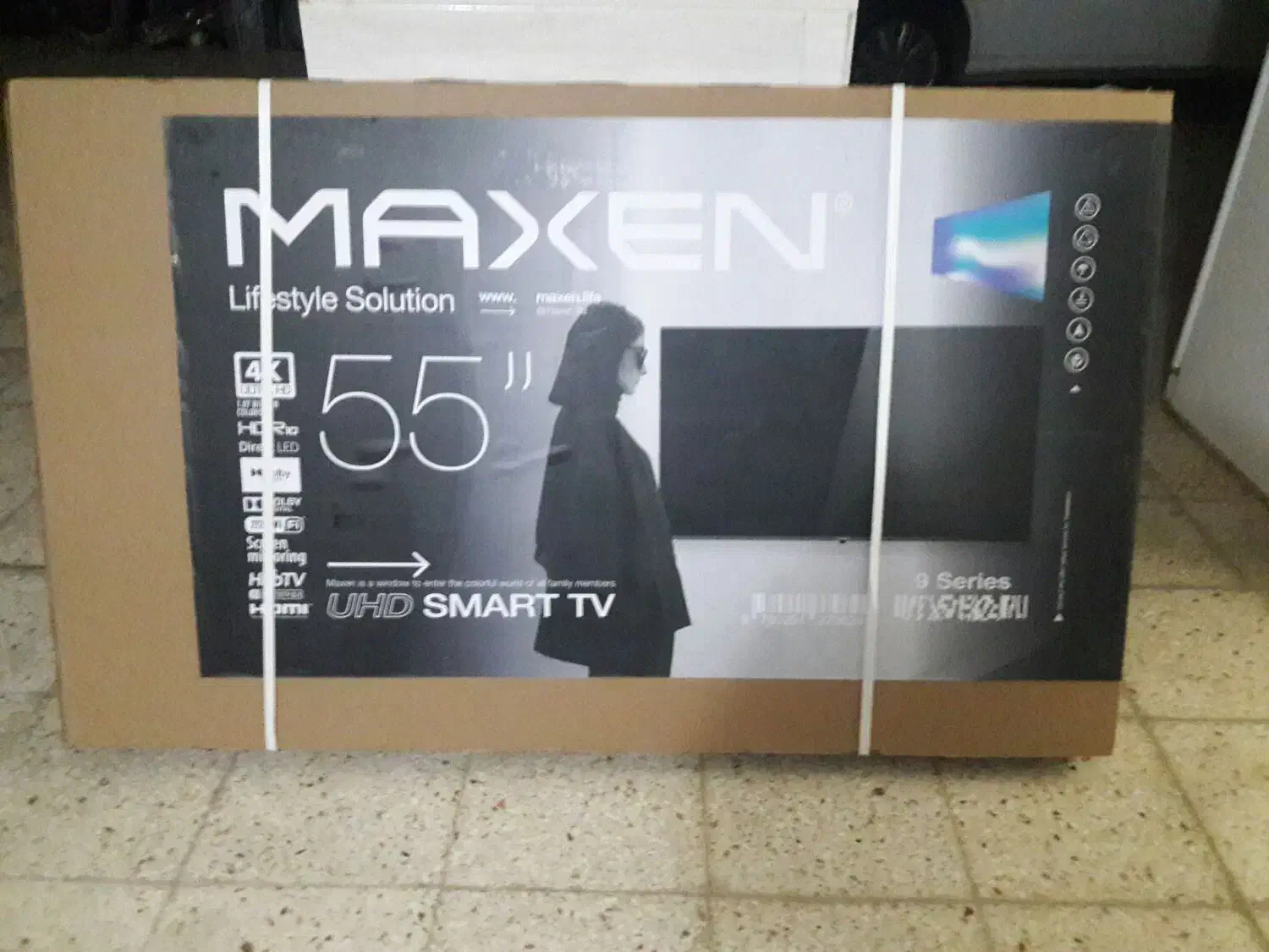 تلوزیون ۵۵ اینچ مکسن|تلویزیون و پروژکتور|اراک, |دیوار