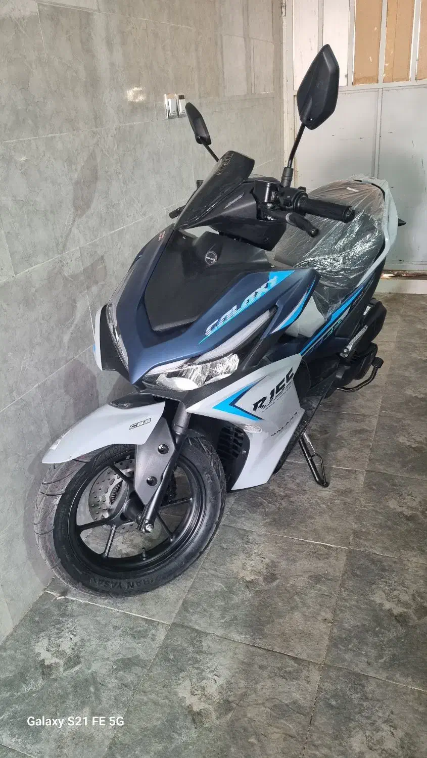 فروش موتور اتومات طرح ایروکس(گلکسی) رادیات دار|موتورسیکلت|بافق, |دیوار