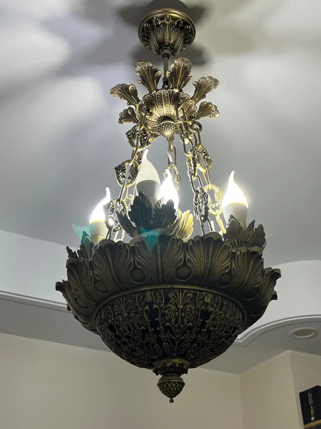 سه عدد لوستر المنیومی طرح برنج|لوستر و چراغ آویز|پاکدشت, پاکدشت (مامازند)|دیوار