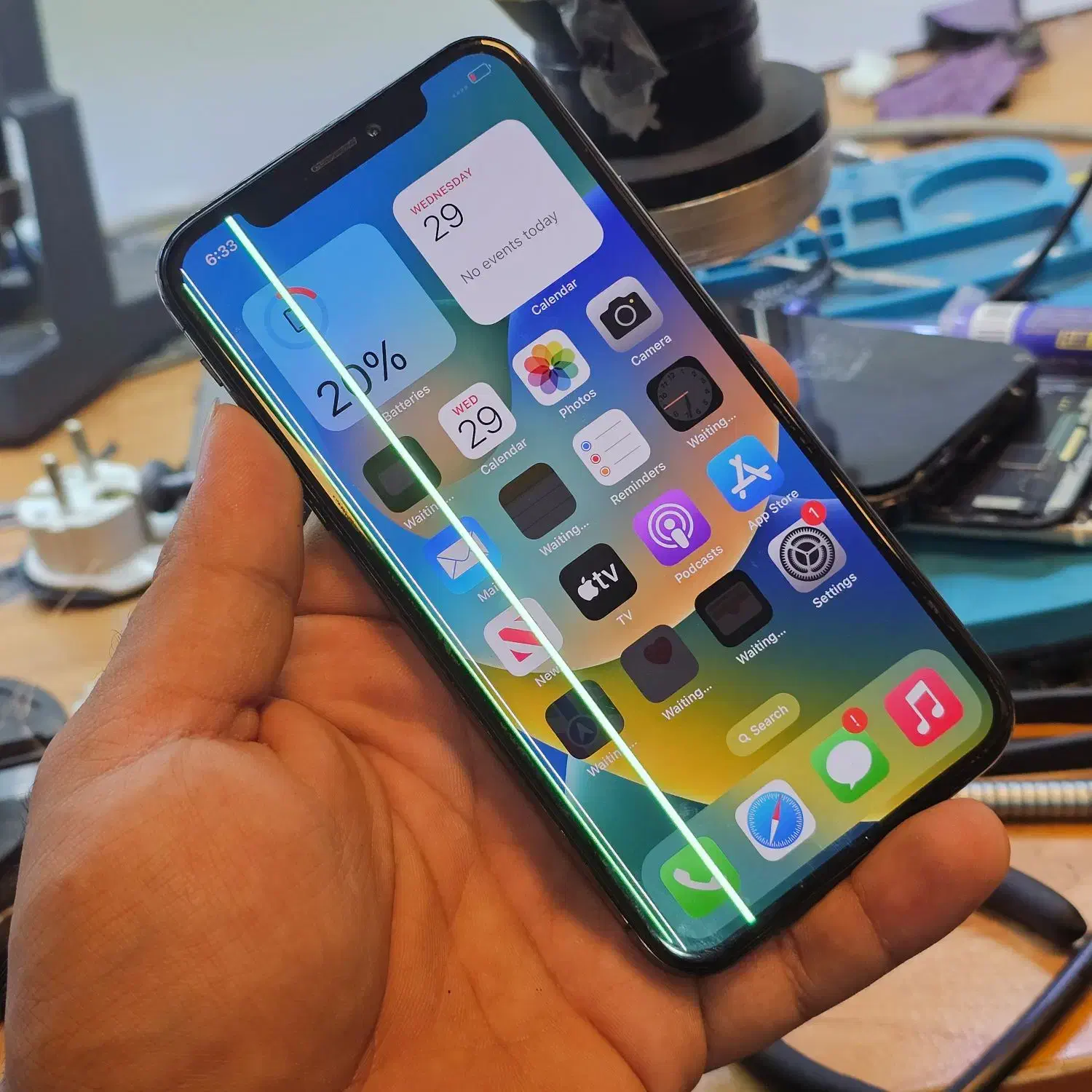 iPhone x 64 گیگ رنگ مشکی|موبایل|کرج, گوهردشت|دیوار