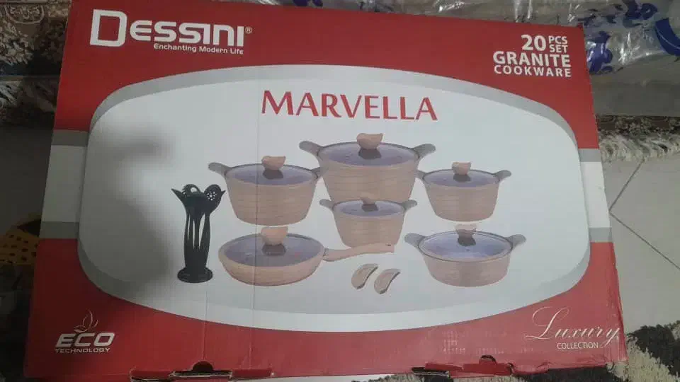 سرویس قابلمه ۱۲ پارچه دسینی|ظروف پختوپز|تهران, شهمیرزادی|دیوار