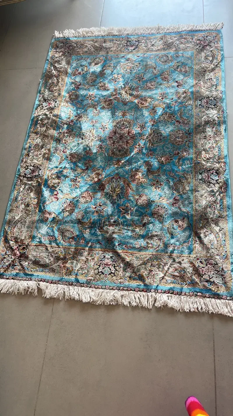 فرش ابریشم ماشینی|فرش|کیش, |دیوار