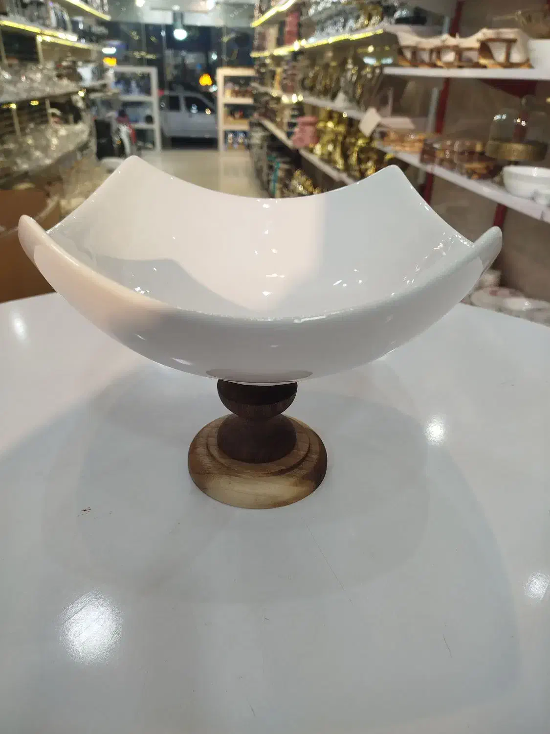 ظرف پذیرایی چوبی سرامیکی ویژه هدیه روز مادر|ظروف سرو و پذیرایی|فردیس, شهرک شهید حسینی|دیوار