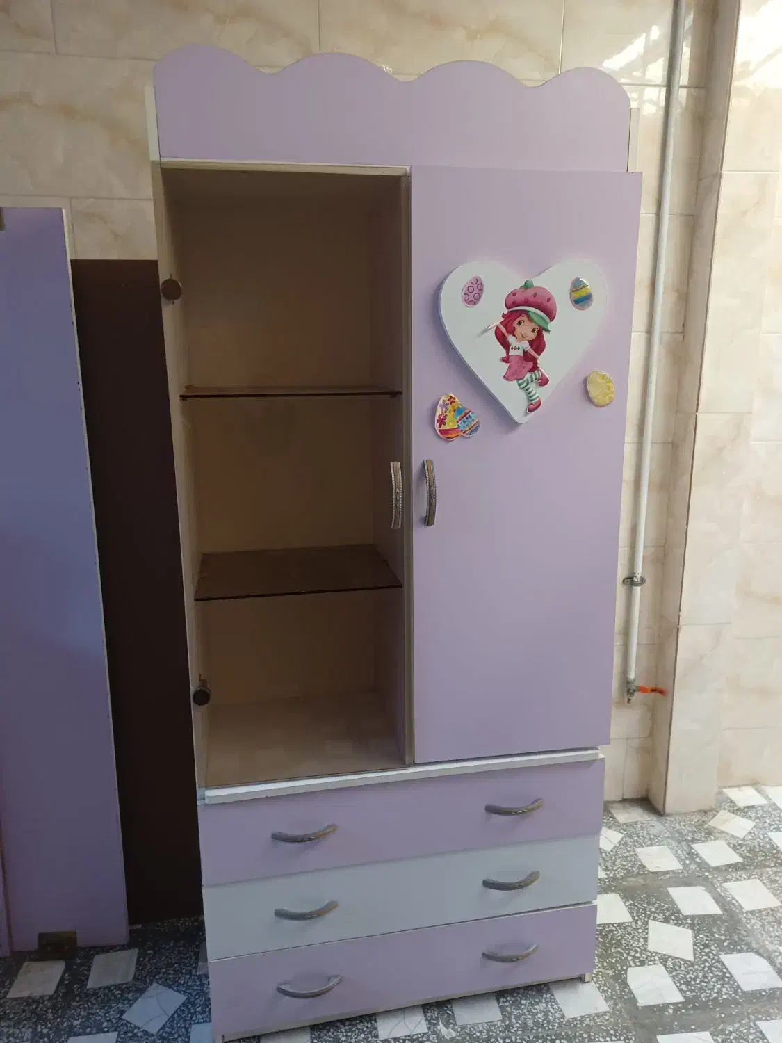 تخت و کمد کودک و نوجوان|تخت و صندلی بچه|قائمشهر, |دیوار