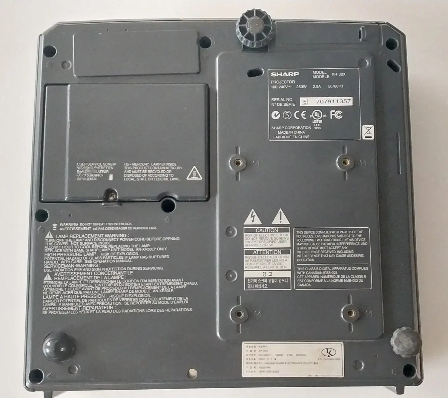 ویدئو پروژکتور شارپ XR-30X|تلویزیون و پروژکتور|ری, فیروزآبادی|دیوار