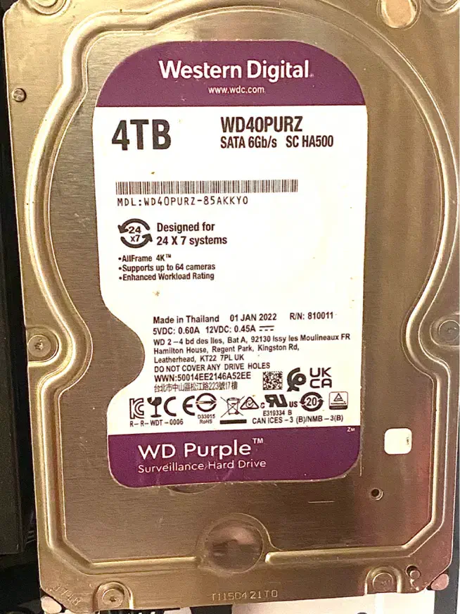 هارد ۴ ترا وسترن بنفش معاوضه با ۱ ترا Ssd m2|قطعات و لوازم جانبی رایانه|تهران, مدائن|دیوار