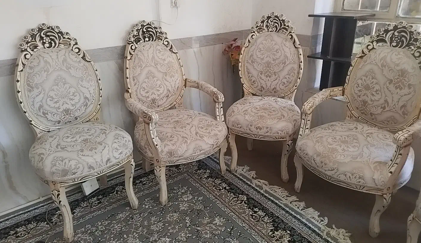 مبل سلطنتی8نفره|مبلمان خانگی و میز عسلی|ایلام, |دیوار