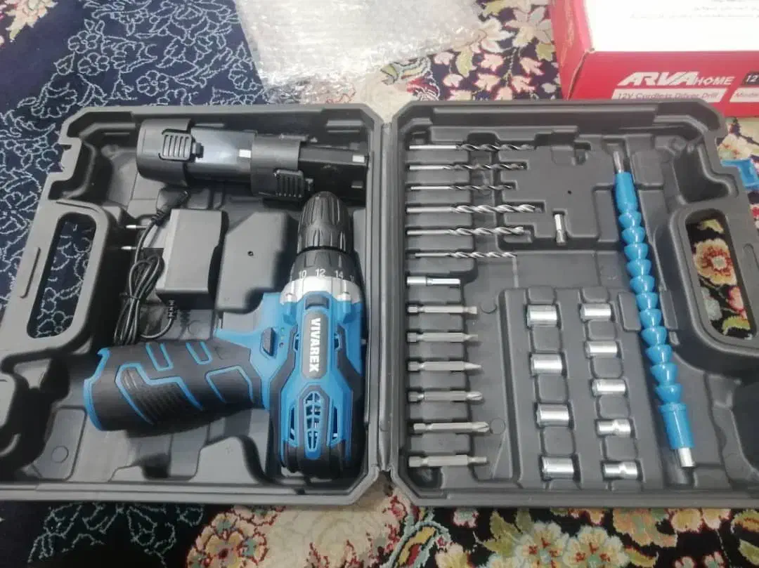 دریل شارژی مارک vivarex|ابزارآلات|اصفهان, الهیه|دیوار