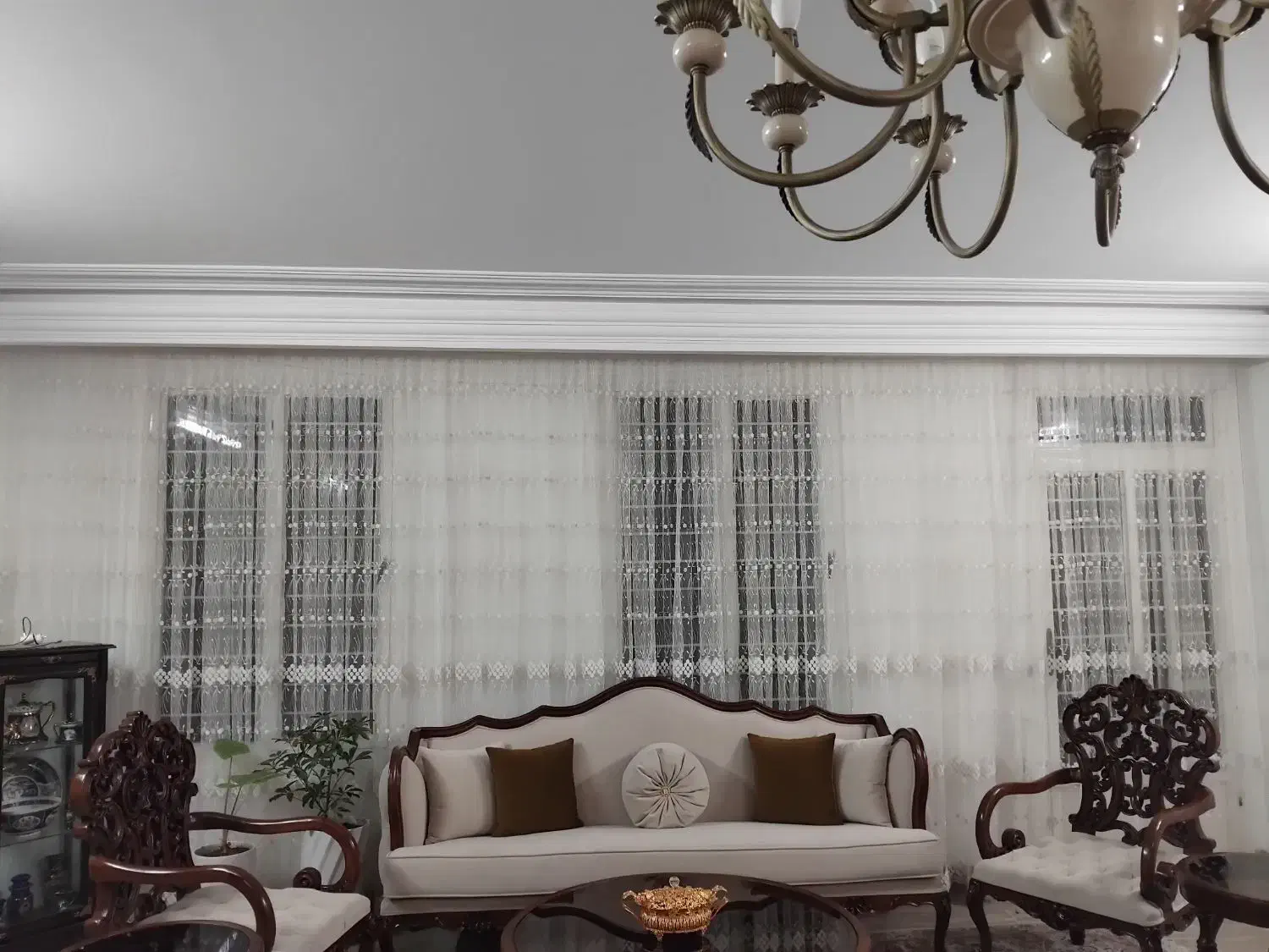 پرده|پرده، رانر، رومیزی|کاشان, زیدی|دیوار