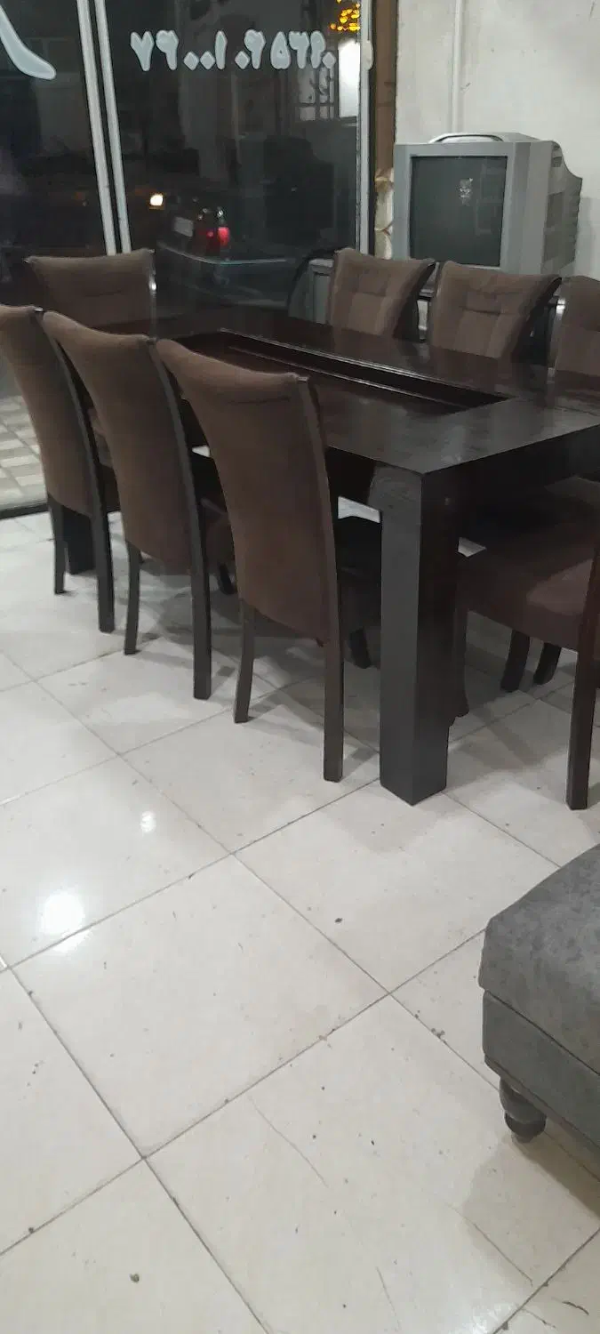 غذاخوری ۸ نفره|میز و صندلی غذاخوری|تالش, هشتپر|دیوار