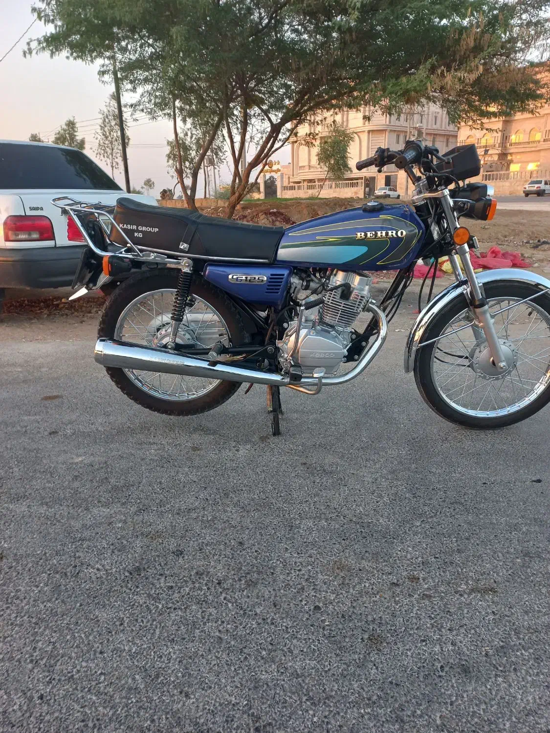موتور بهرو۴۰۳ آبی مدارک کامل تمام فابریک فوری فوری|موتورسیکلت|بندر ماهشهر, |دیوار
