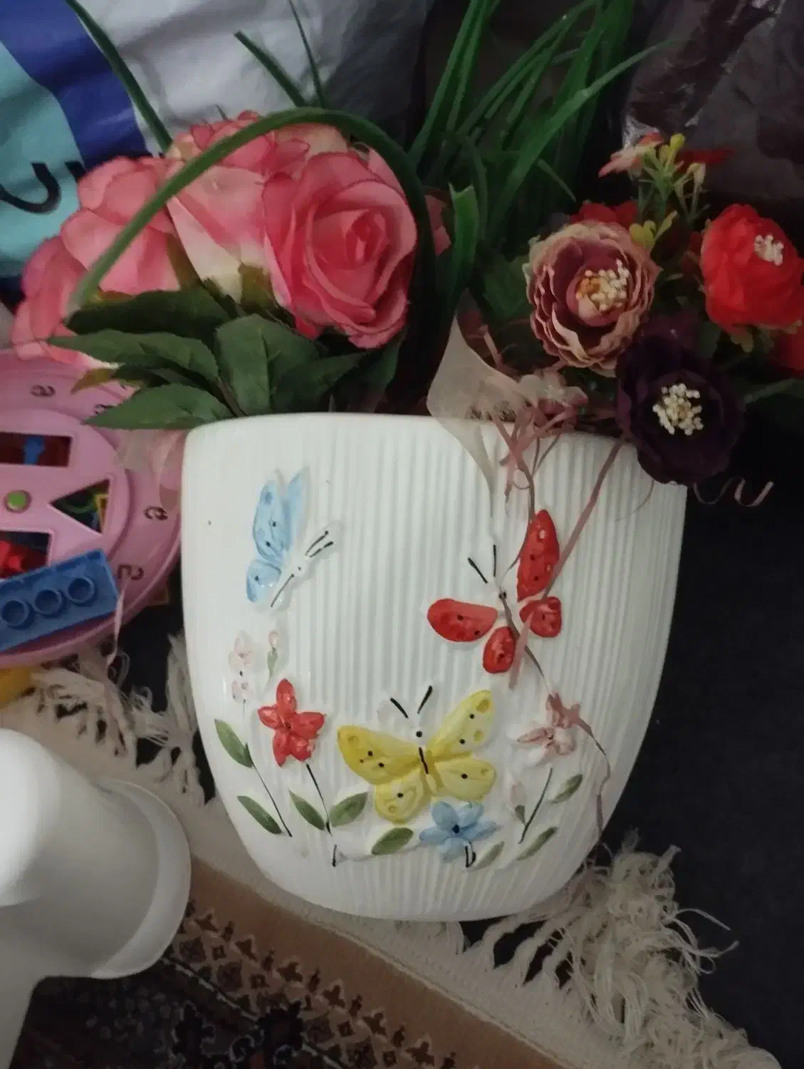 گلدون مصنوعی سالم|گل مصنوعی|کوچصفهان, |دیوار