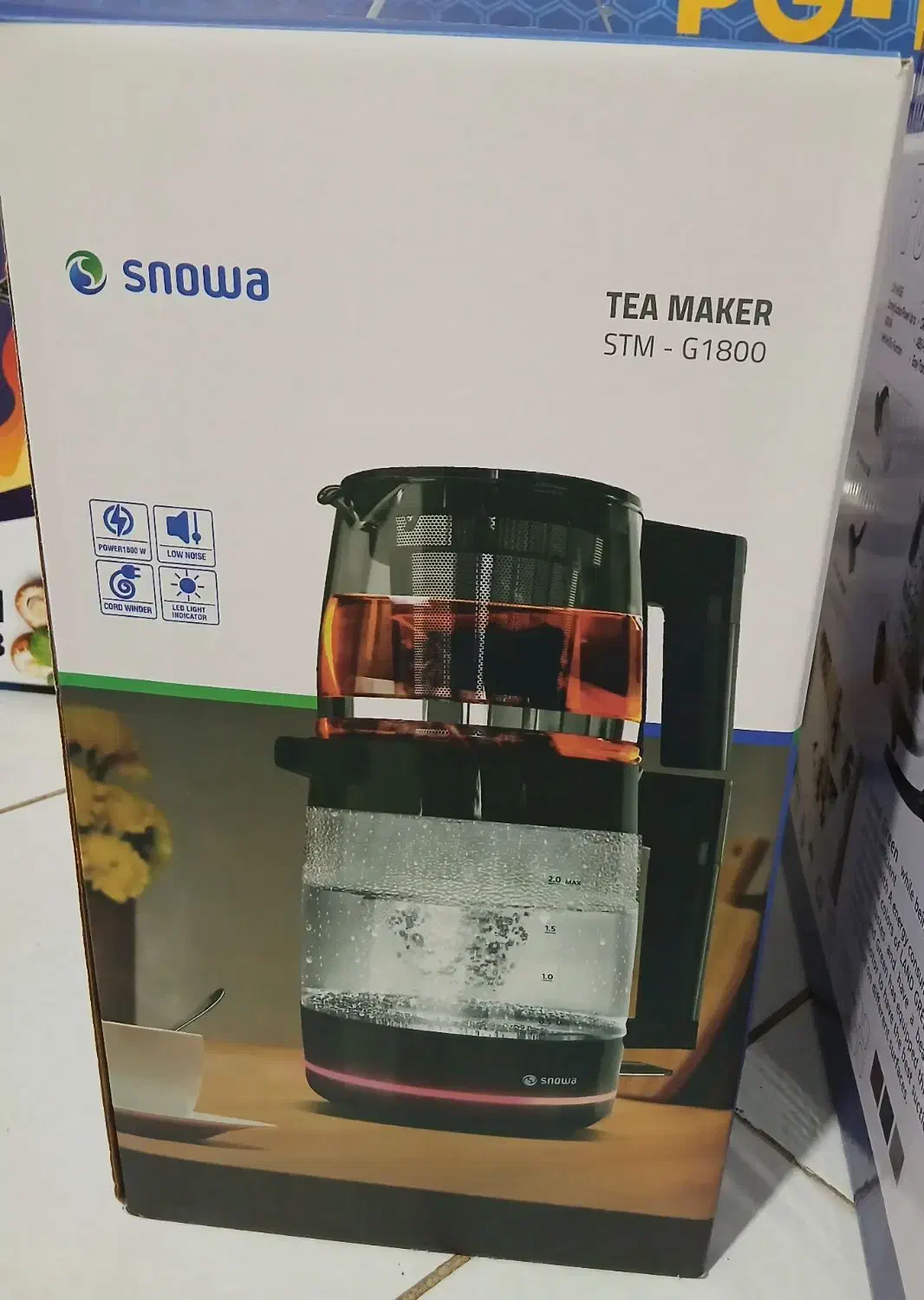 چایساز اسنوا j1800 وجاروبرقی|سماور، چایساز، قهوهساز|قزوین, |دیوار