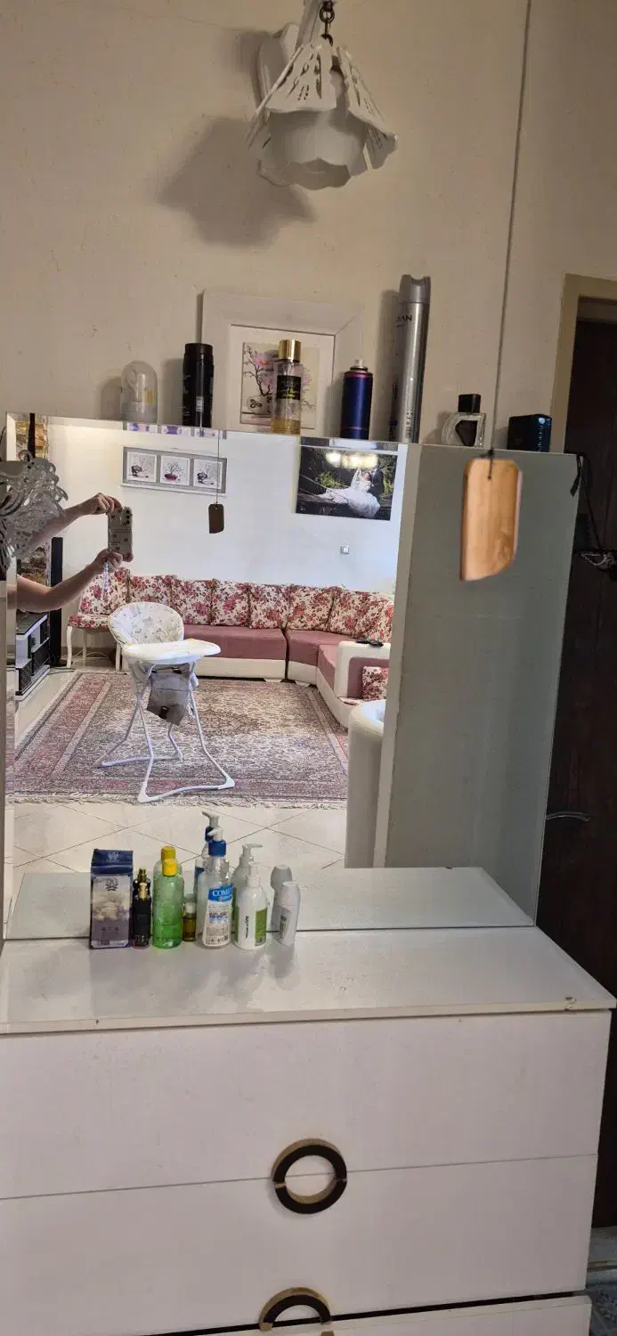 آینه توالت تک سفید رنگ|جاکفشی، کمد، دراور|بروجرد, |دیوار