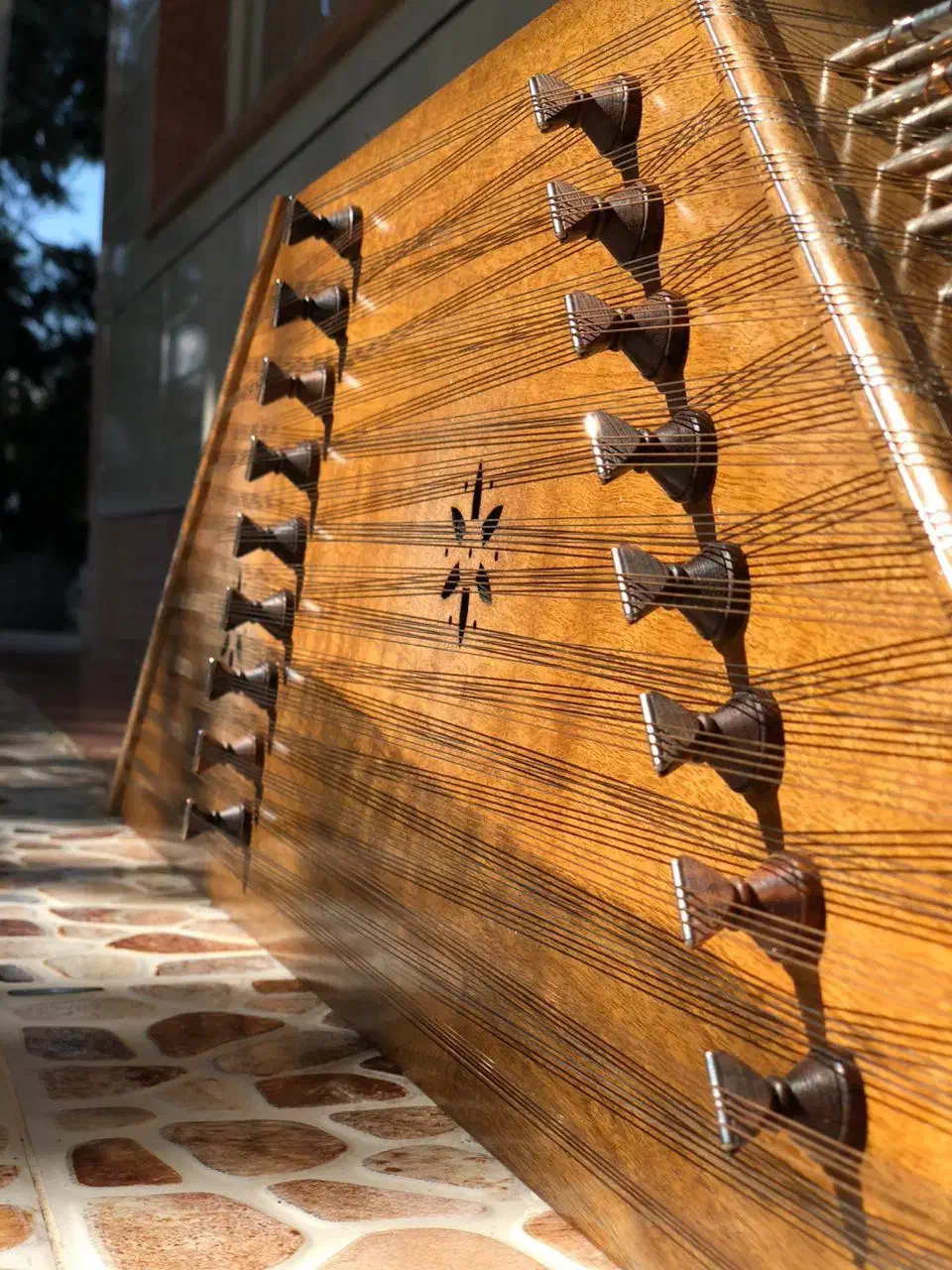 کوک سنتور|سازهای سنتی|اصفهان, ارغوانیه|دیوار