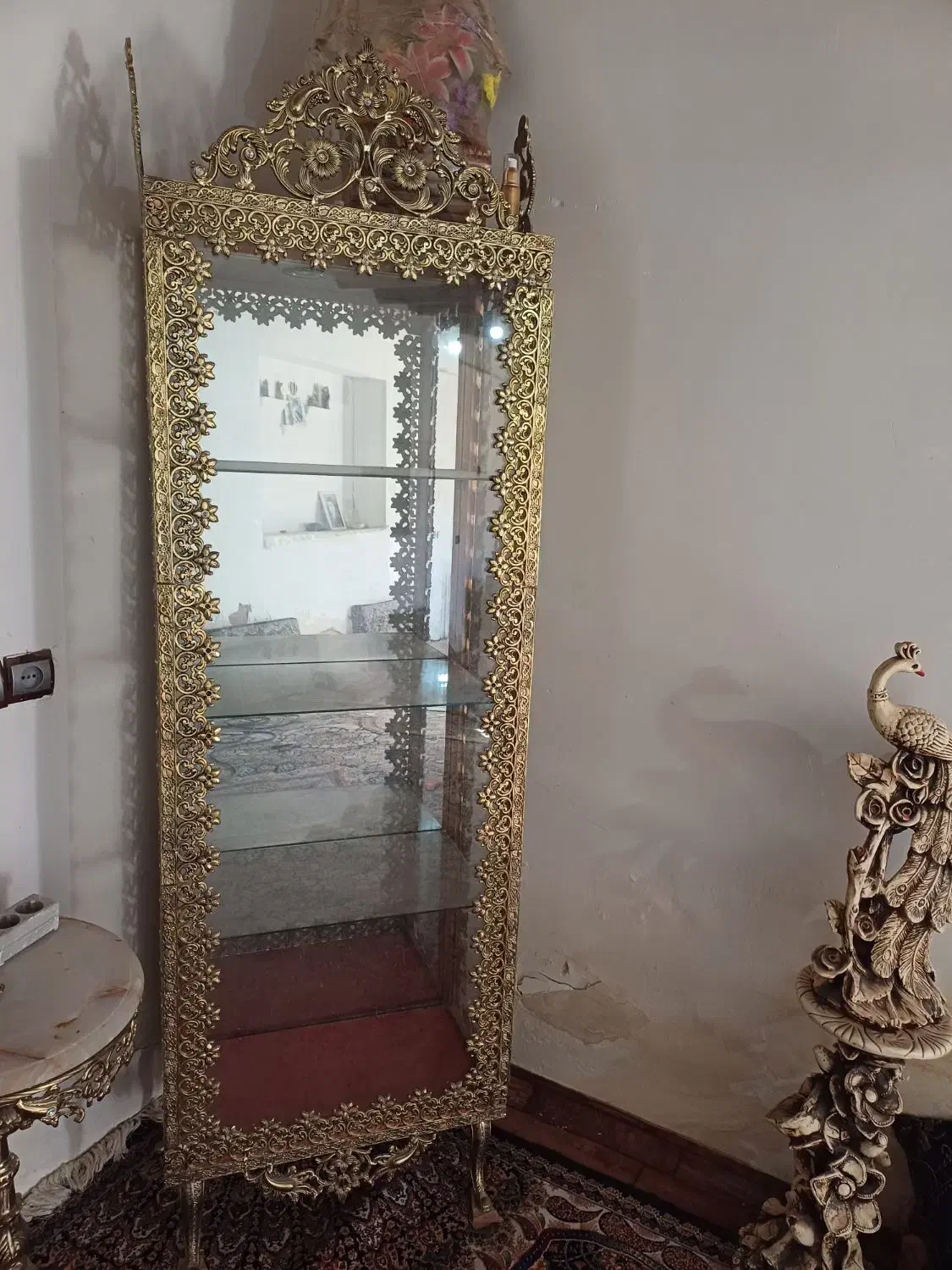 لوازم برنجی جنس آلیاژ|بوفه، ویترین، کنسول|رزن, |دیوار