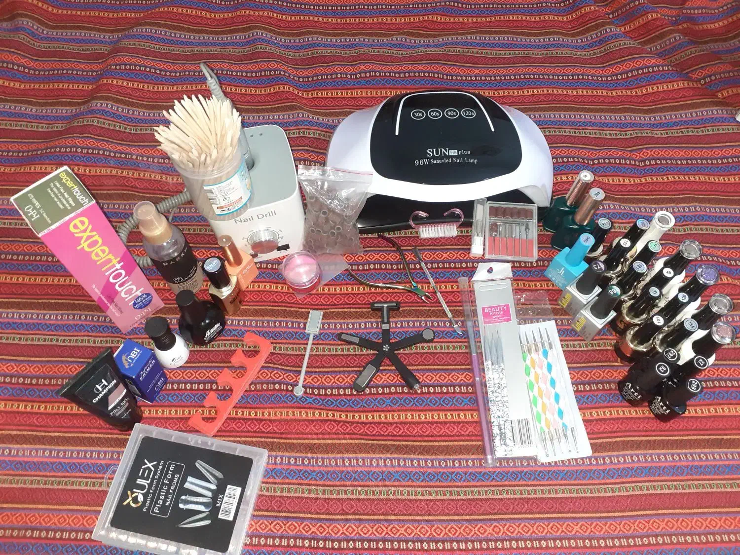 وسایل کامل کاشت ناخن نونو|آرایشی، بهداشتی، درمانی|سنندج, |دیوار