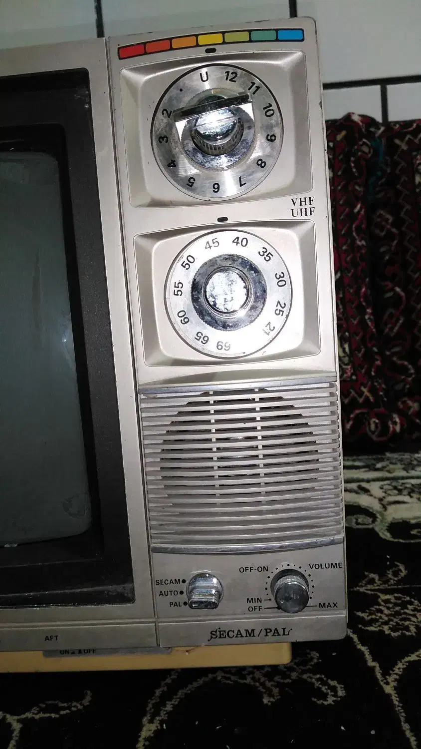 تلویزیون عتیقه قدیمی دکوری|کلکسیون اشیاء عتیقه|کازرون, |دیوار