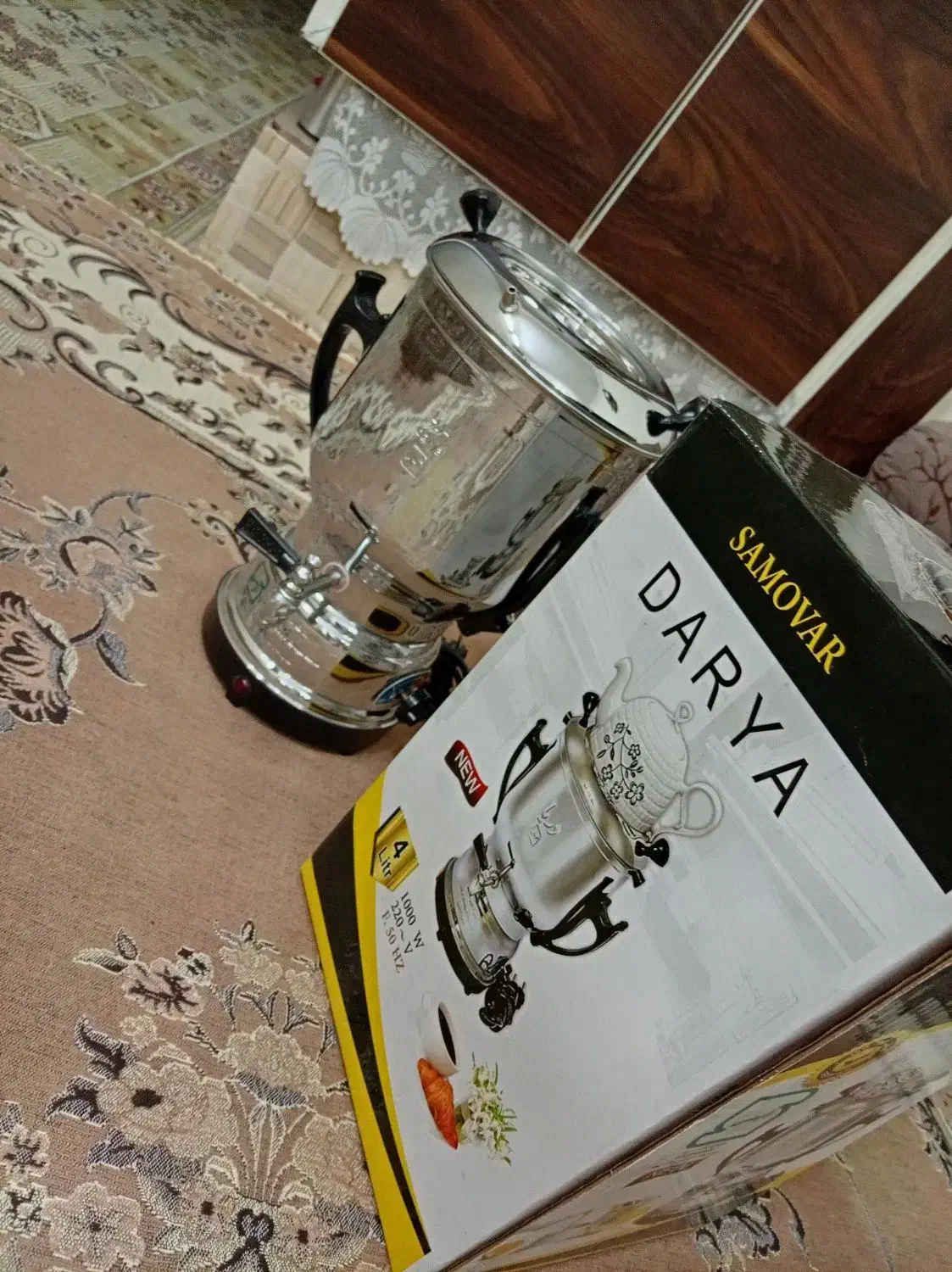 سماور برقی ،۴ لیتری|سماور، چایساز، قهوهساز|ورامین, ورامین|دیوار