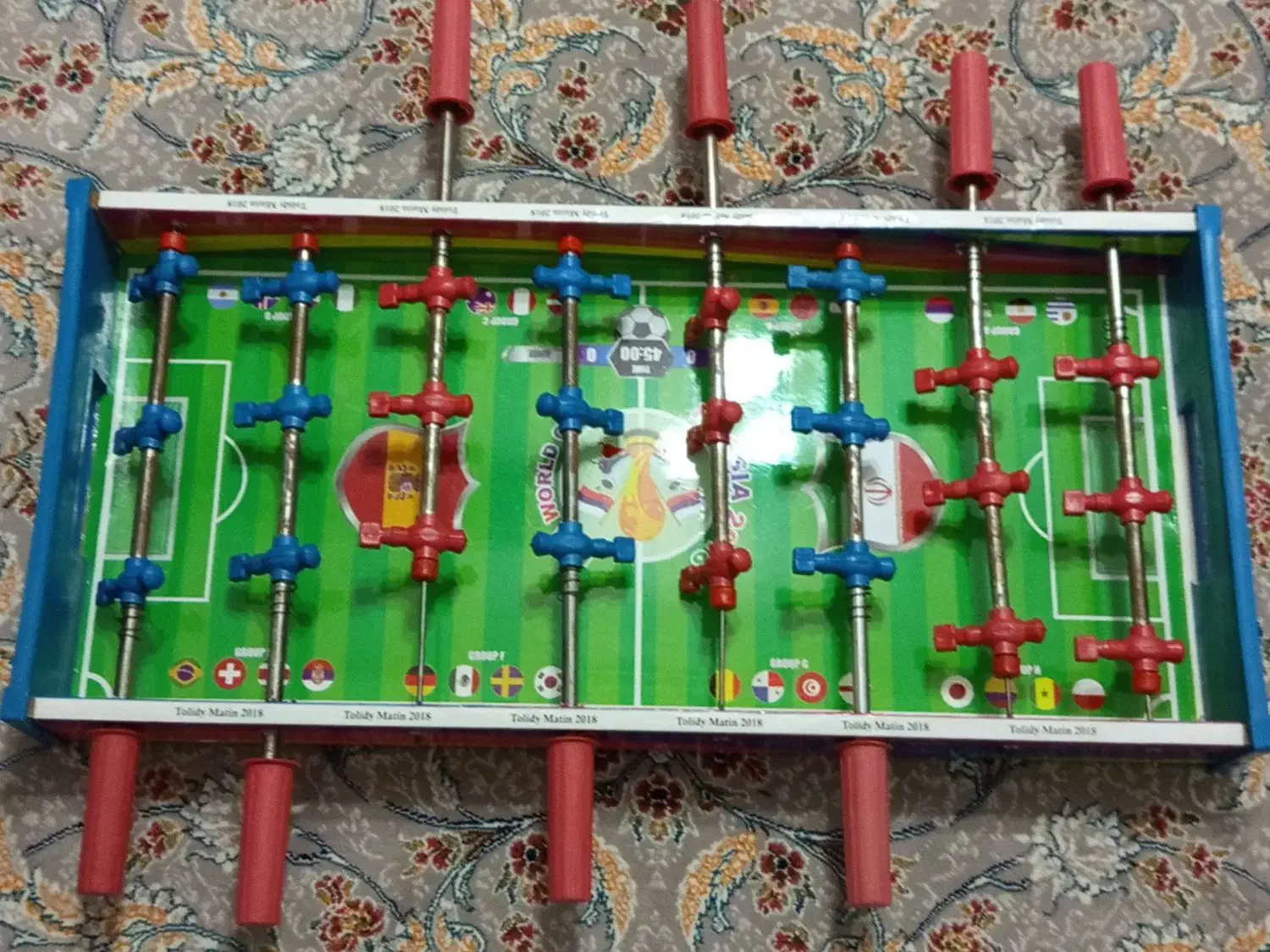 فوتبال دستی ۶ میل در حد نو|اسباببازی|ورامین, ورامین|دیوار